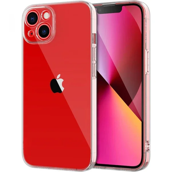 iPhone 14 6.1" Crystal Clear Kamera Korumalı Şeffaf PC Kılıf – Sarılmaz Çizik Kalkanı