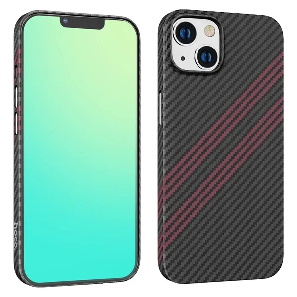 iPhone 14 6.1 Kılıf – Kevlar Desen Darbe Emici Şık Koruma