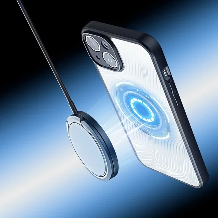 iPhone 14 Aimo Series MagSafe Buzlu Sert PC-TPU Kılıf - Premium Darbe ve Su Koruması