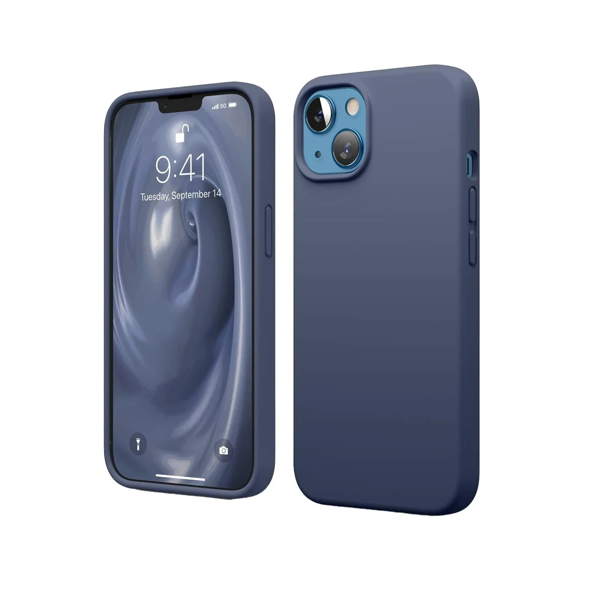 iPhone 14 First Serisi Silikon Kılıf - Lacivert