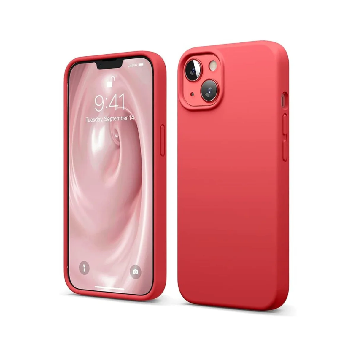 iPhone 14 First Serisi Kırmızı Silikon Kılıf - Şık Tasarım ve Maksimum Koruma