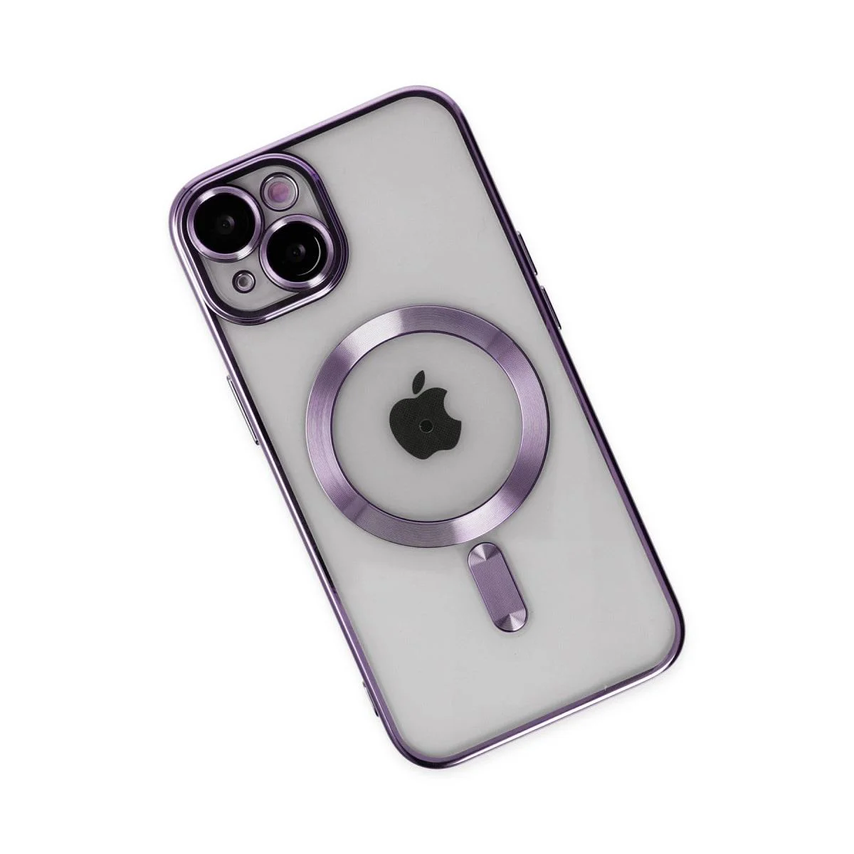 iPhone 14 ile Uyumlu Kılıf Kross Magneticsafe Kapak - Mor