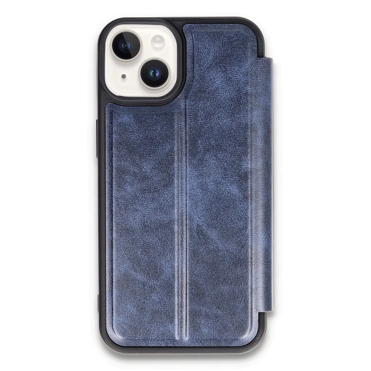 iPhone 14 Kılıf Flip Cover - Lacivert ve Premium Koruma