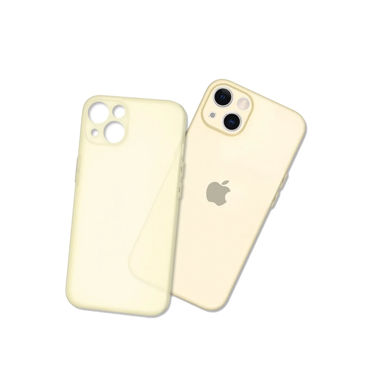 iPhone 14 Kılıf Puma Silikon - Gold, Mat ve Parmak İzi Bırakmayan Koruma Kılıfı