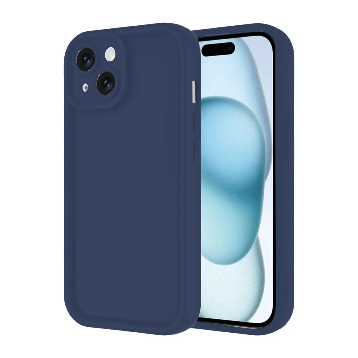 iPhone 14 Kılıf Viera Silikon - Lacivert: Yumuşak Dokulu Maksimum Koruma ve Şıklık