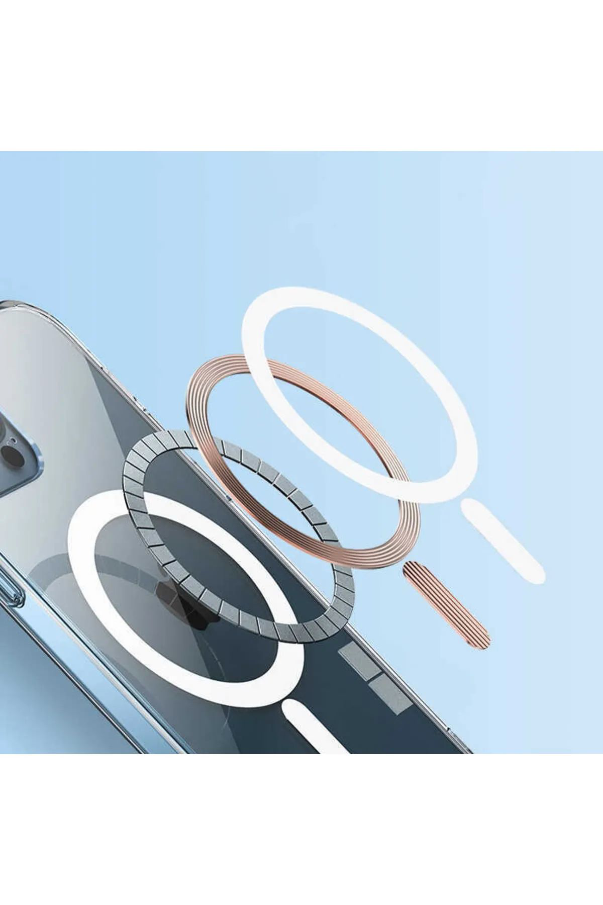 Just Cheap Store İphone 14 Kilif Kamera Lens Korumali Magsafe Destekli Şeffaf Darb