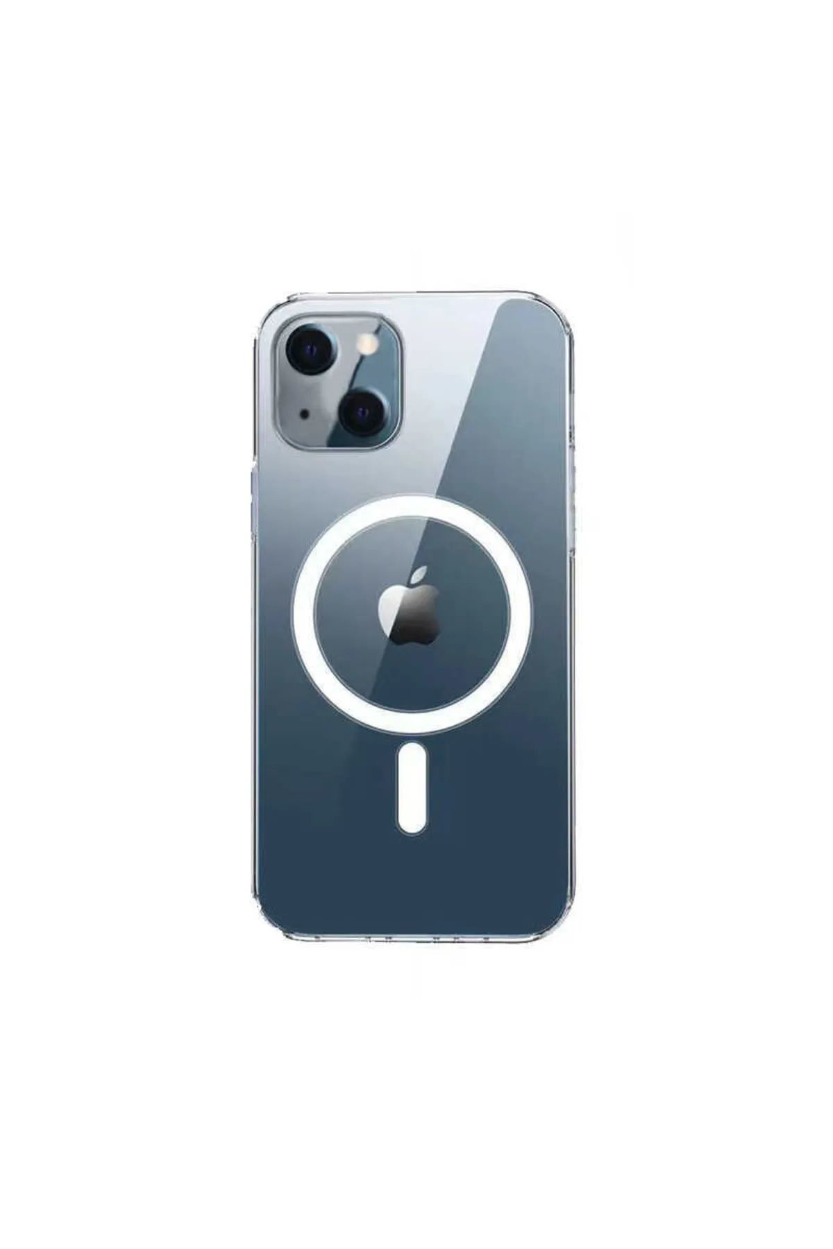 Just Cheap Store İphone 14 Kilif Kamera Lens Korumali Magsafe Destekli Şeffaf Darb