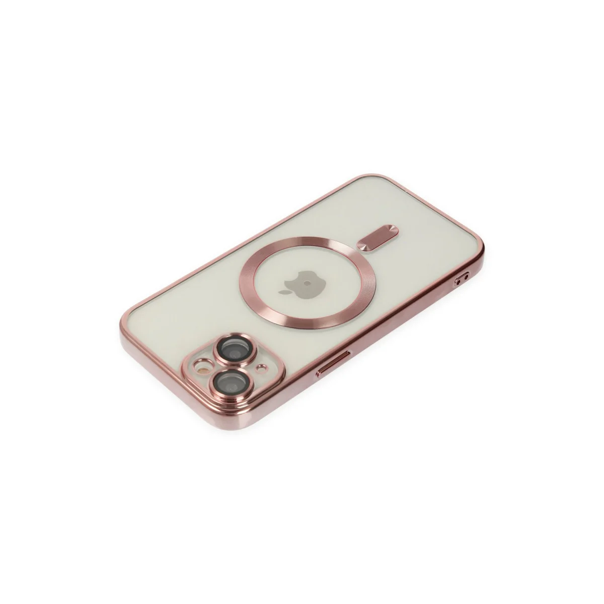 iPhone 14 Kross Magneticsafe Kapak - Rose, Ultra Şeffaf ve Güvenli Koruma