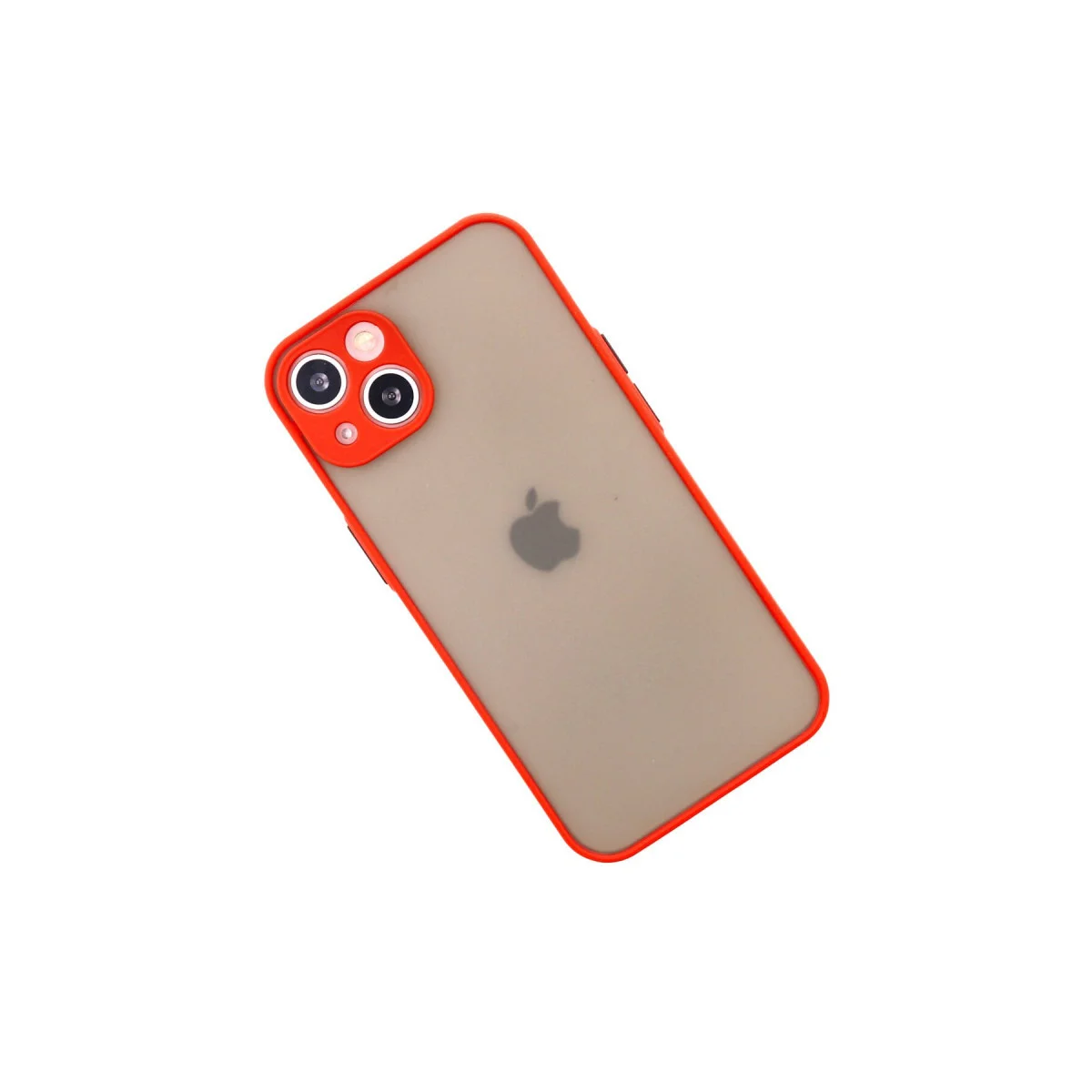 iPhone 14 Montreal Silikon Kılıf - Kamera Korumalı, Kırmızı