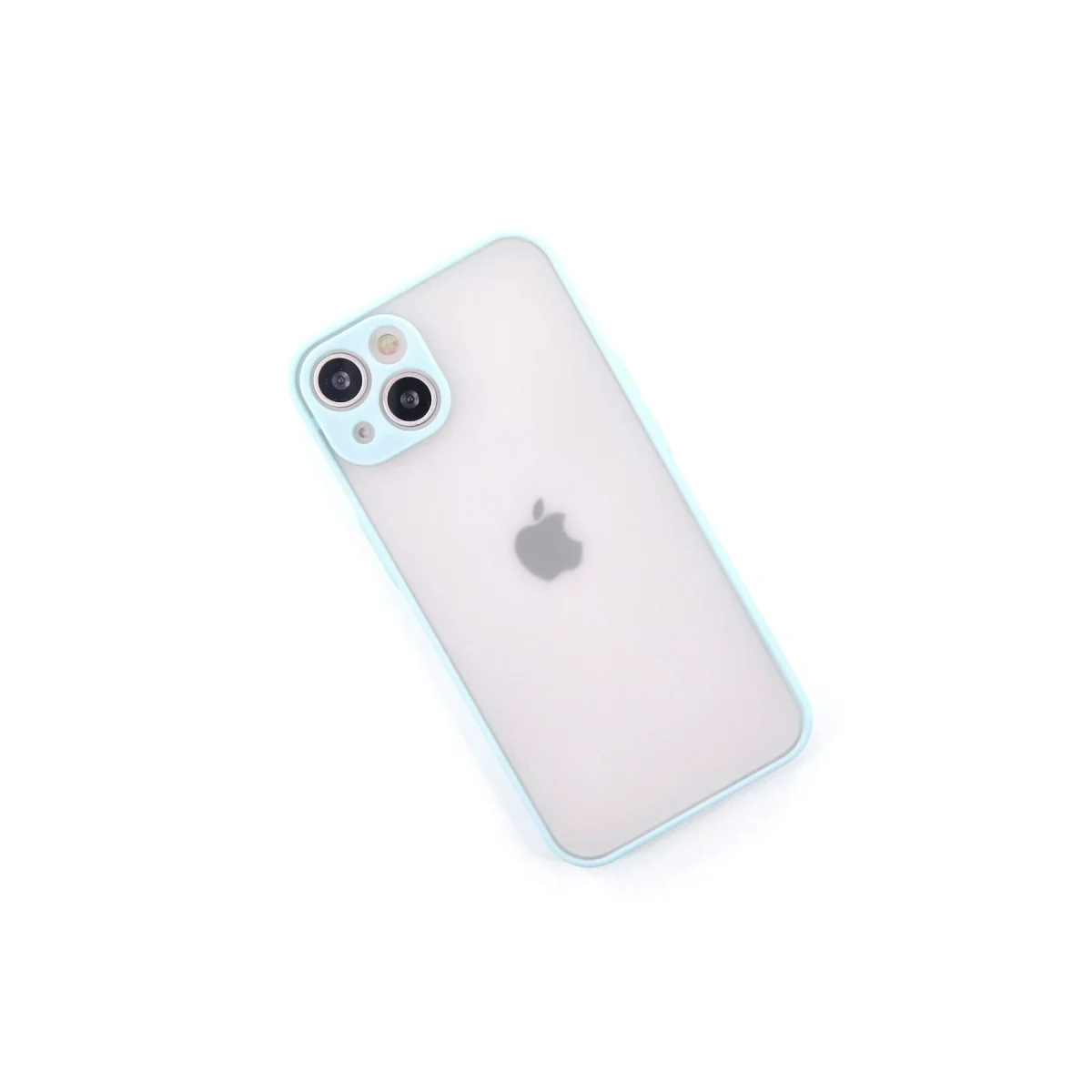 iPhone 14 Montreal Silikon Kılıf Turkuaz - Kamera Korumalı, Darbe Emici ve Mat Arka Panel