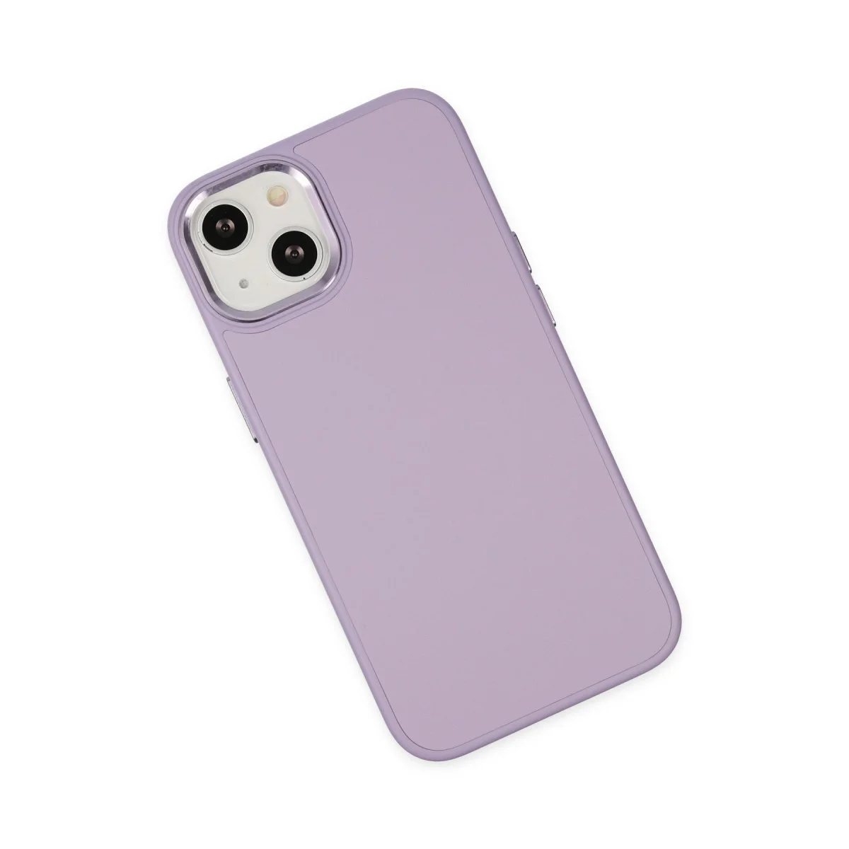 iPhone 14 Plus Asya Deri Silikon Kılıf - Lila (8 Renk Seçeneği)