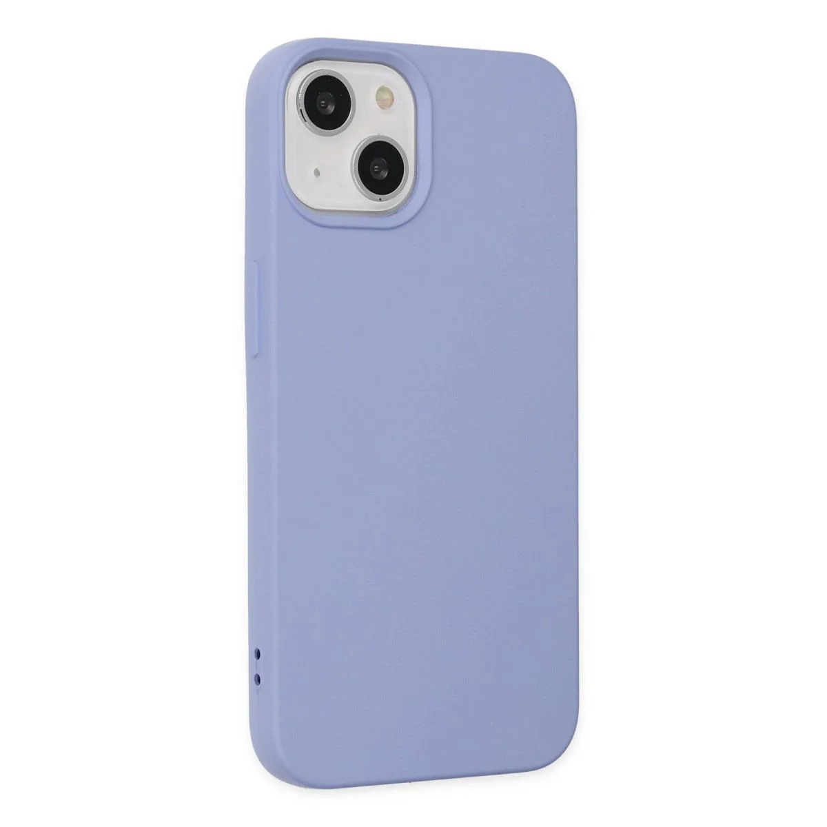 iPhone 14 Plus ile Uyumlu Nano Silikon Kılıf - İçi Kadifeli Lila iPhone 14 Plus ile Uyumlu Nano Silikon Kılıf - İçi Kadifeli Lila