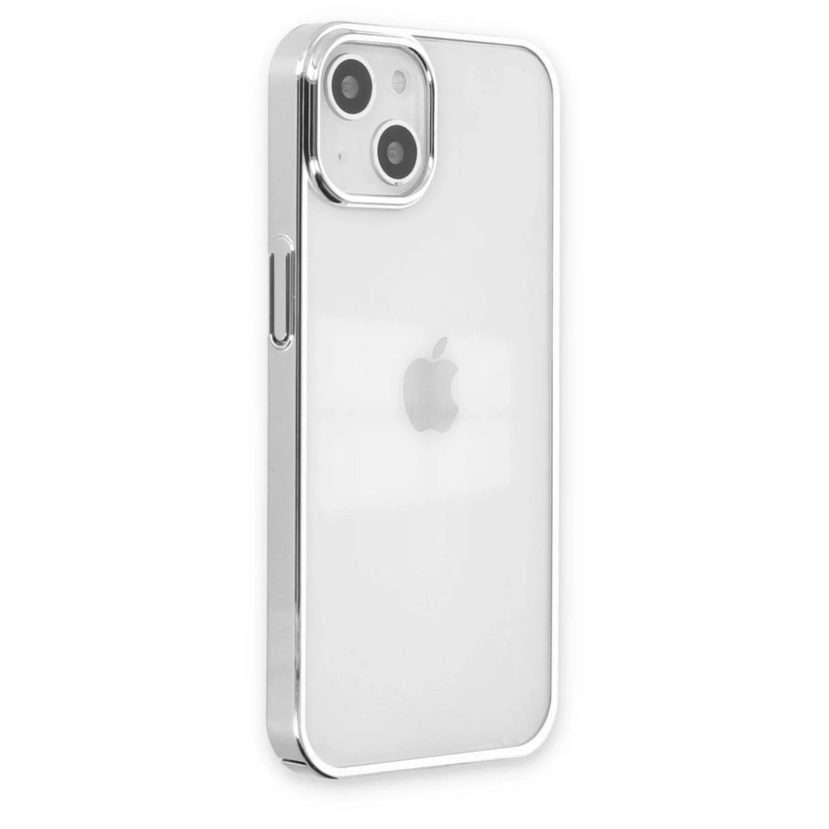 iPhone 14 Plus ile Uyumlu Silikon Kılıf - Gümüş, Darbe Dayanımlı Sert Kenarlı Fiyatı, Yorumları ve Özellikleri