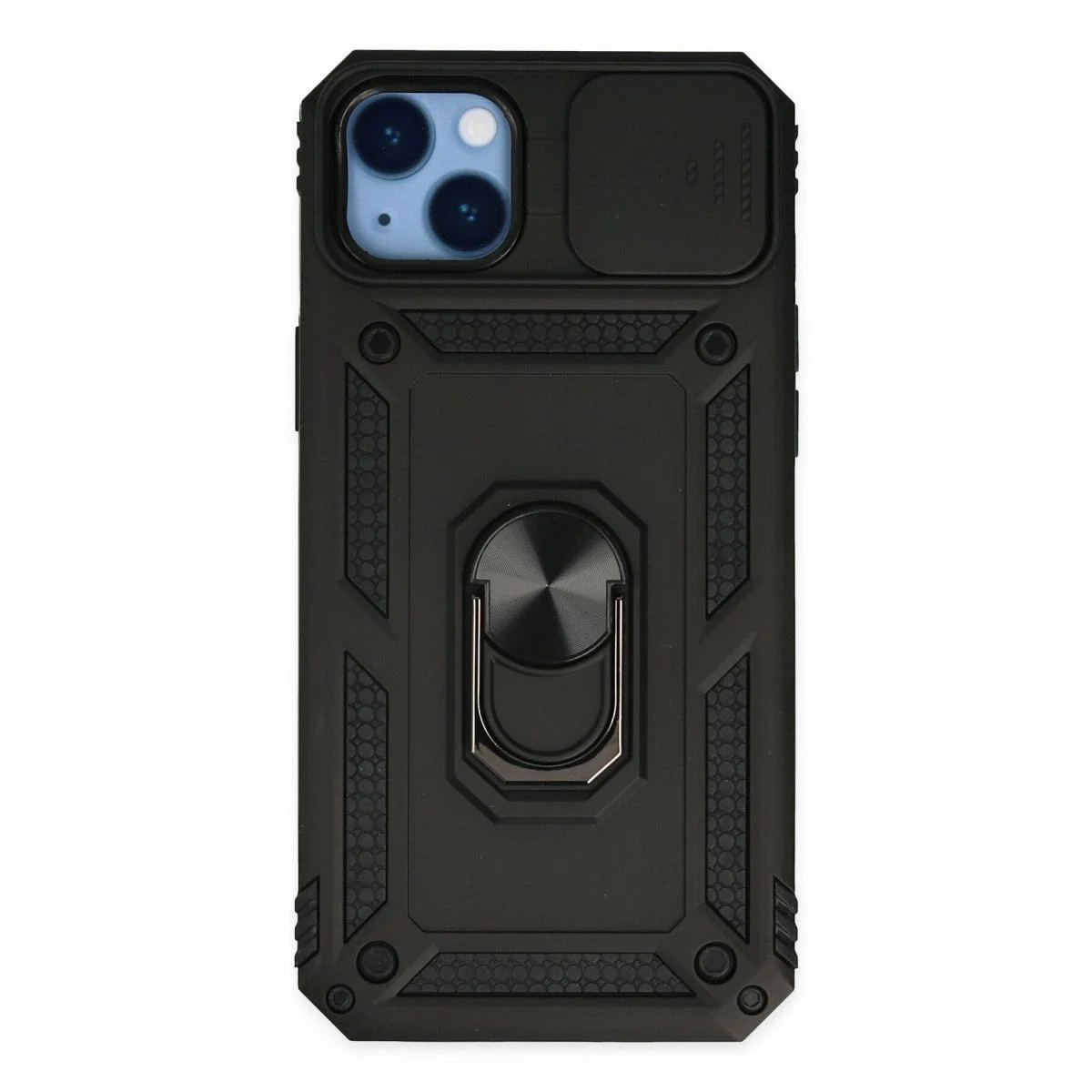 iPhone 14 Plus ile Uyumlu Pars Lens Yüzüklü Silikon Kılıf - Siyah Fiyatı, Yorumları ve Özellikleri