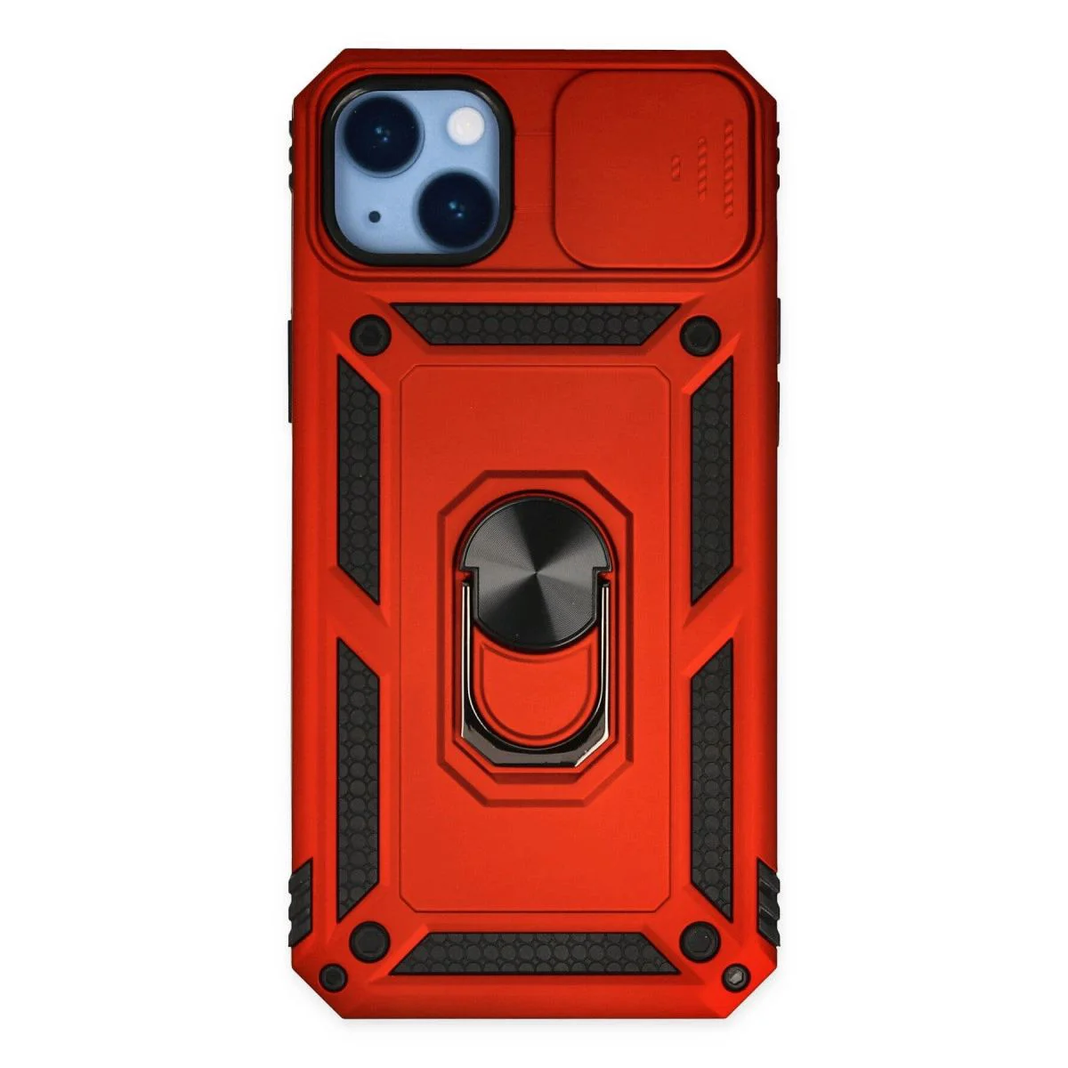 iPhone 14 Plus ile Uyumlu Pars Lens Yüzüklü Silikon Kılıf - Kırmızı Fiyatı, Yorumları ve Özellikleri