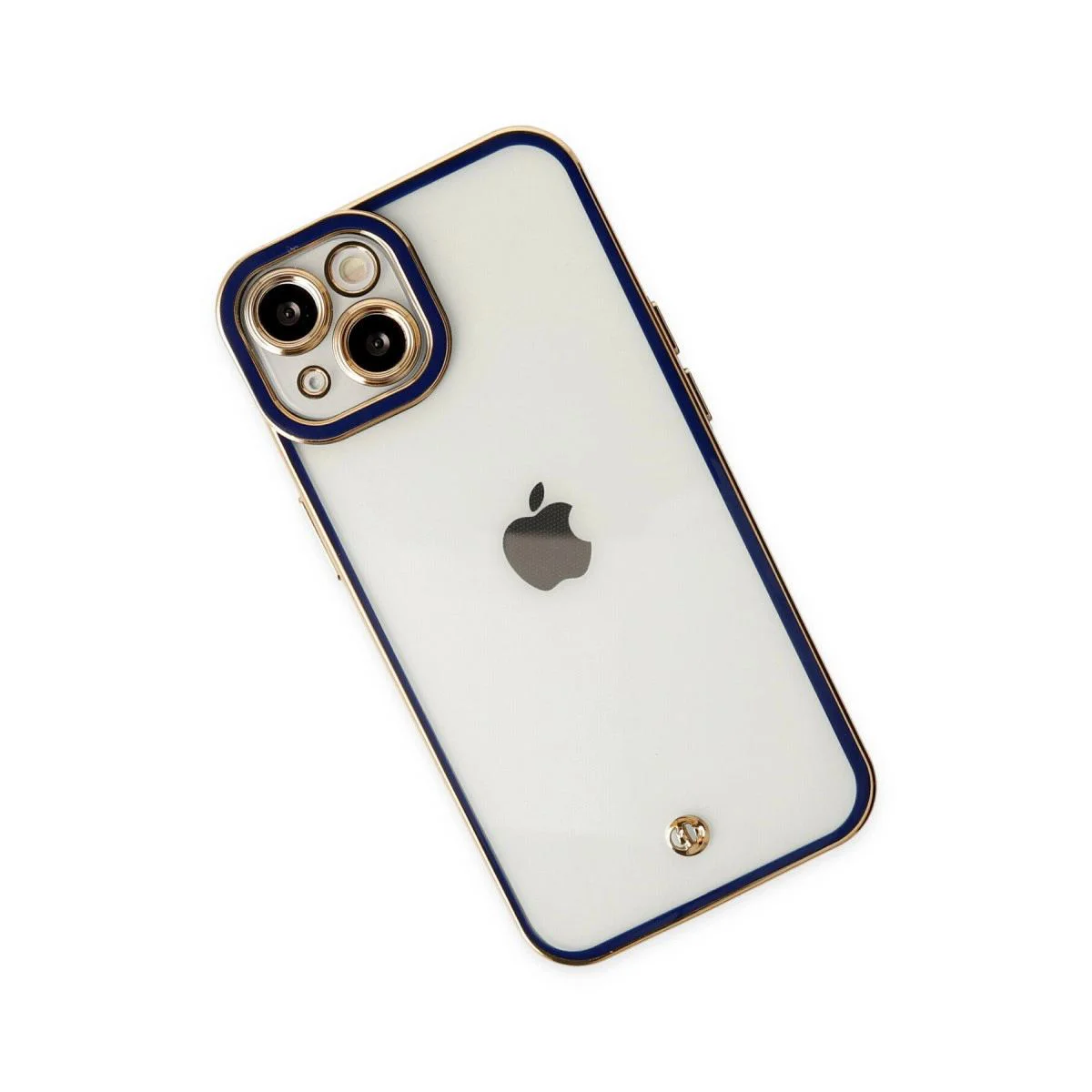 iPhone 14 Plus ile Uyumlu Liva Lens Silikon Kılıf - Mavi