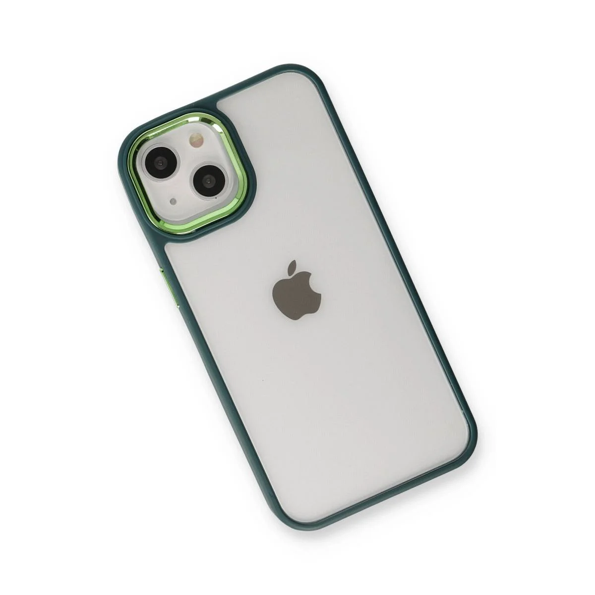 iPhone 14 Plus ile Uyumlu Dora Kapak Kılıf - Haki Yeşil