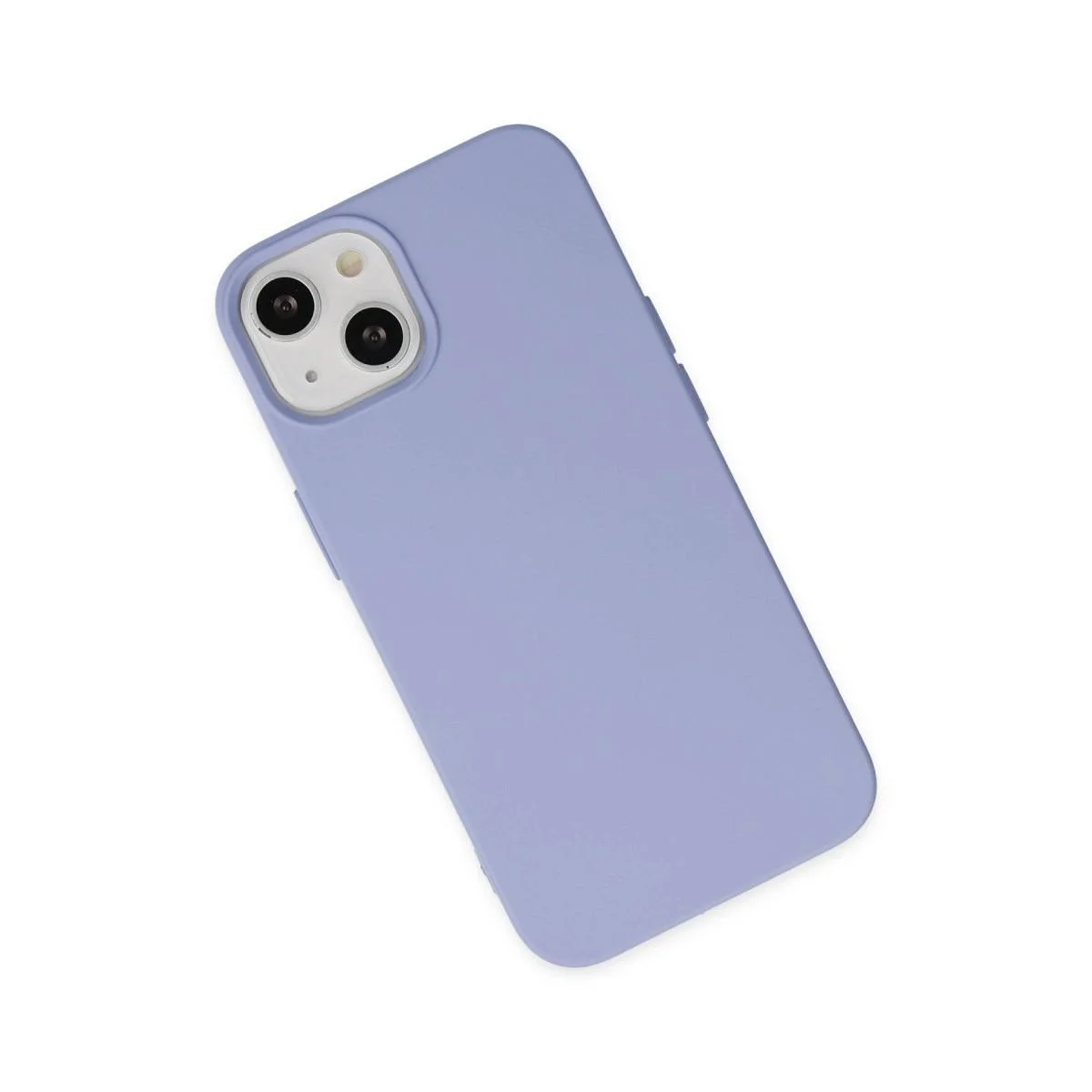 iPhone 14 Plus ile Uyumlu Nano Silikon Kılıf - İçi Kadifeli Lila iPhone 14 Plus ile Uyumlu Nano Silikon Kılıf - İçi Kadifeli Lila