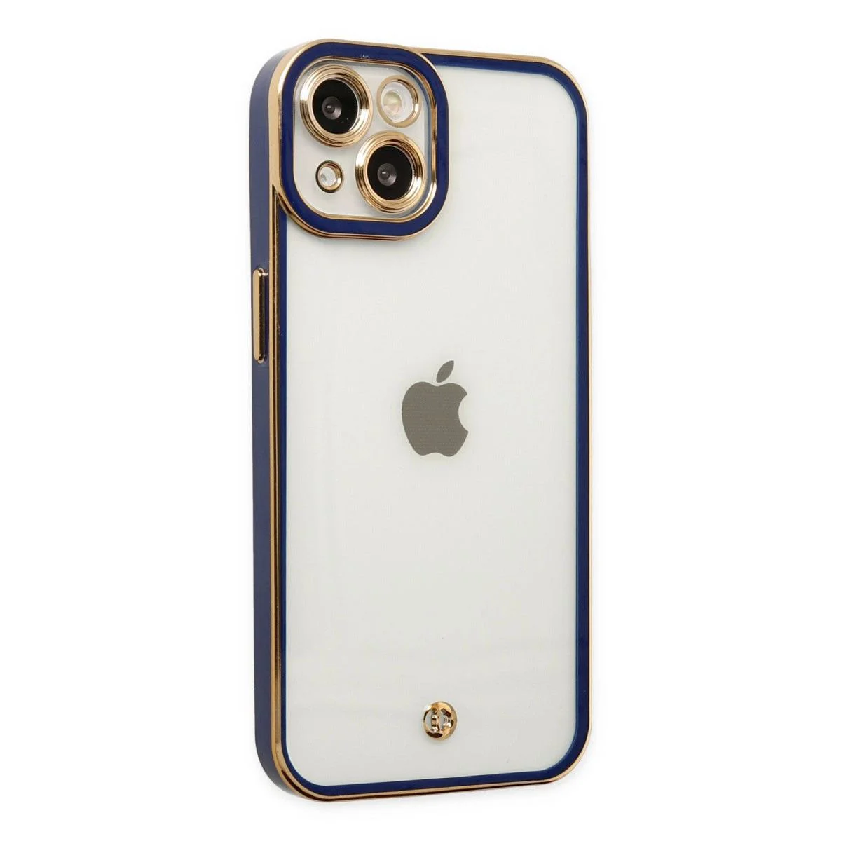 iPhone 14 Plus ile Uyumlu Liva Lens Silikon Kılıf - Mavi