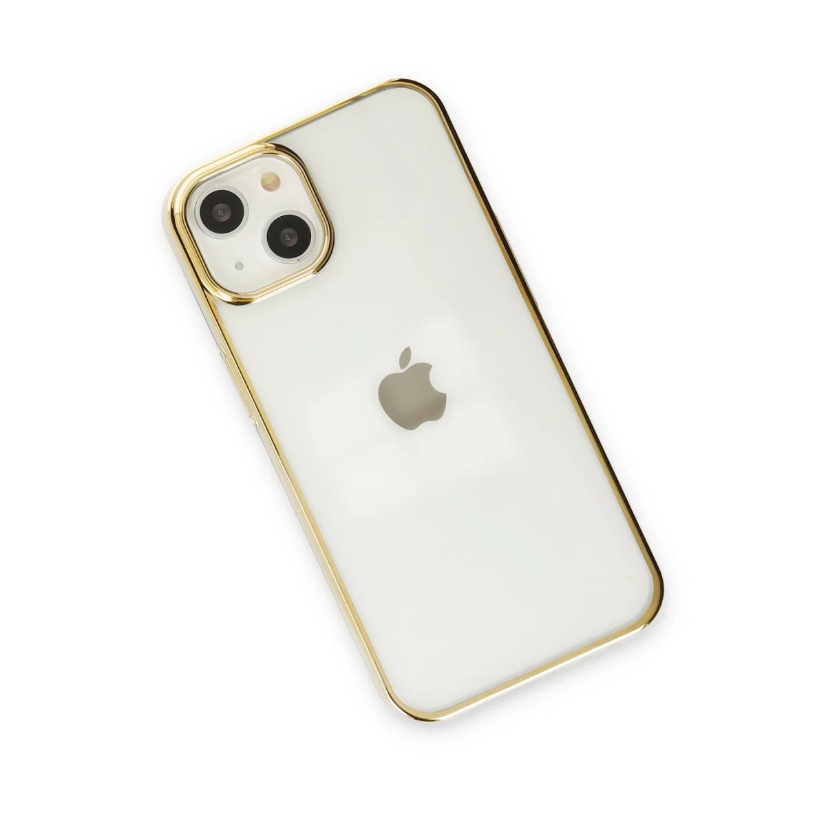 iPhone 14 Plus Kılıf Silikon - Gold, Sert Darbelere Karşı Dayanıklı ve Şık Koruma