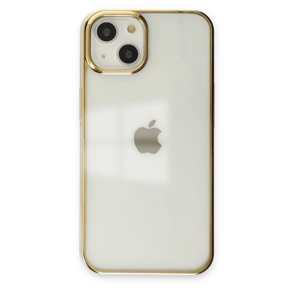 iPhone 14 Plus Kılıf Silikon - Gold, Sert Darbelere Karşı Dayanıklı ve Şık Koruma