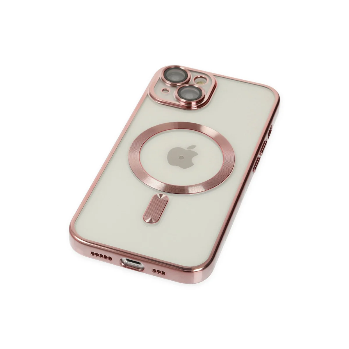 iPhone 14 Plus Kross Magneticsafe Rose Kılıf - Şeffaf, Güvenli ve Şık Koruma