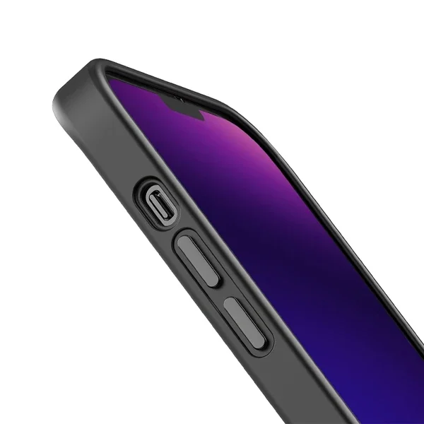 iPhone 14 Plus Mat Altın Kalkan Silikon Kılıf – Darbeye Dayanıklı