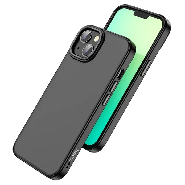 iPhone 14 Plus Mat Altın Kalkan Silikon Kılıf – Darbeye Dayanıklı
