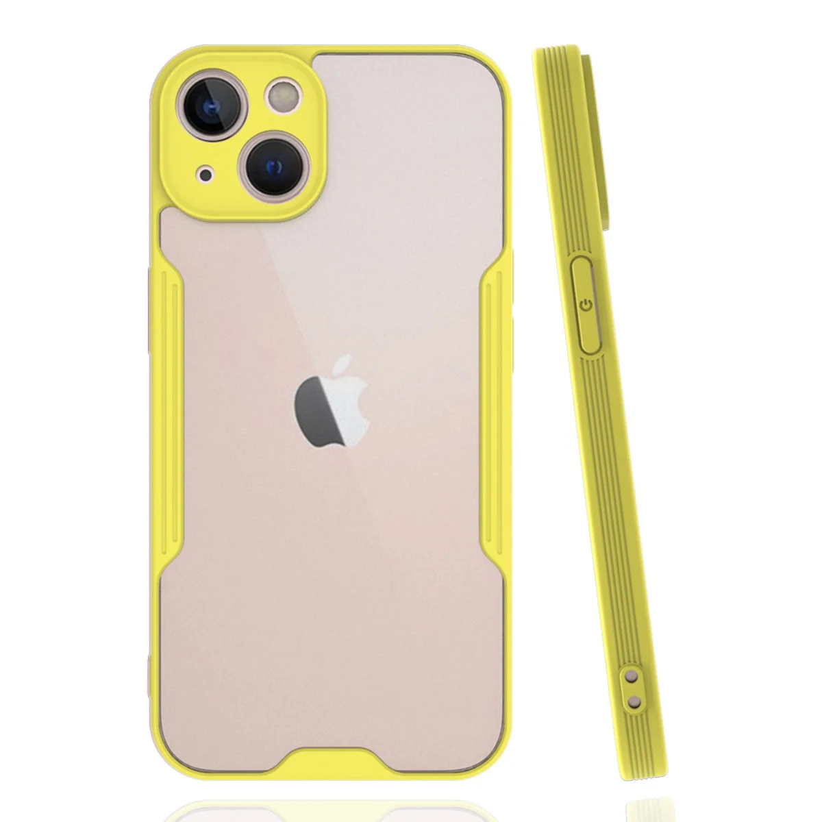 iPhone 14 Plus Platin Silikon Kılıf – Sarı, Şık ve Dayanıklı Koruma