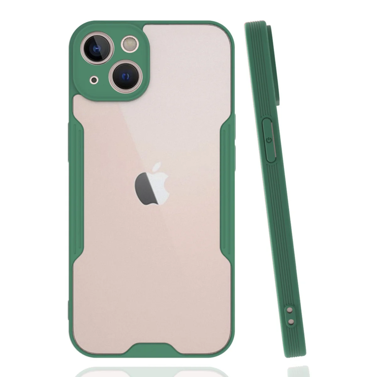 iPhone 14 Plus Platin Silikon Kılıf - Yeşil, Şık ve Dayanıklı Koruma