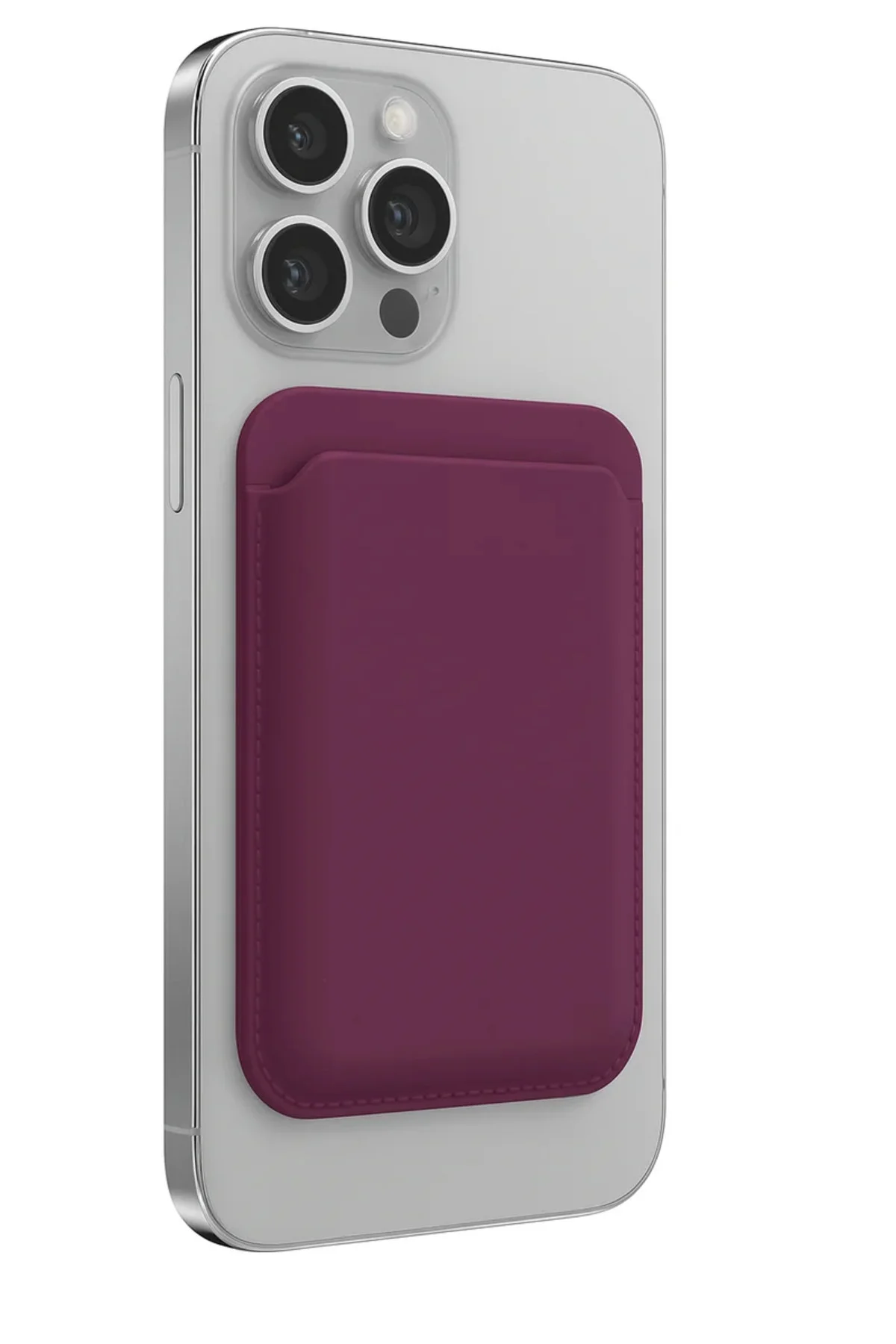 iPhone 14 Plus Pocka Magsafe Cüzdan Dusty Chili Red