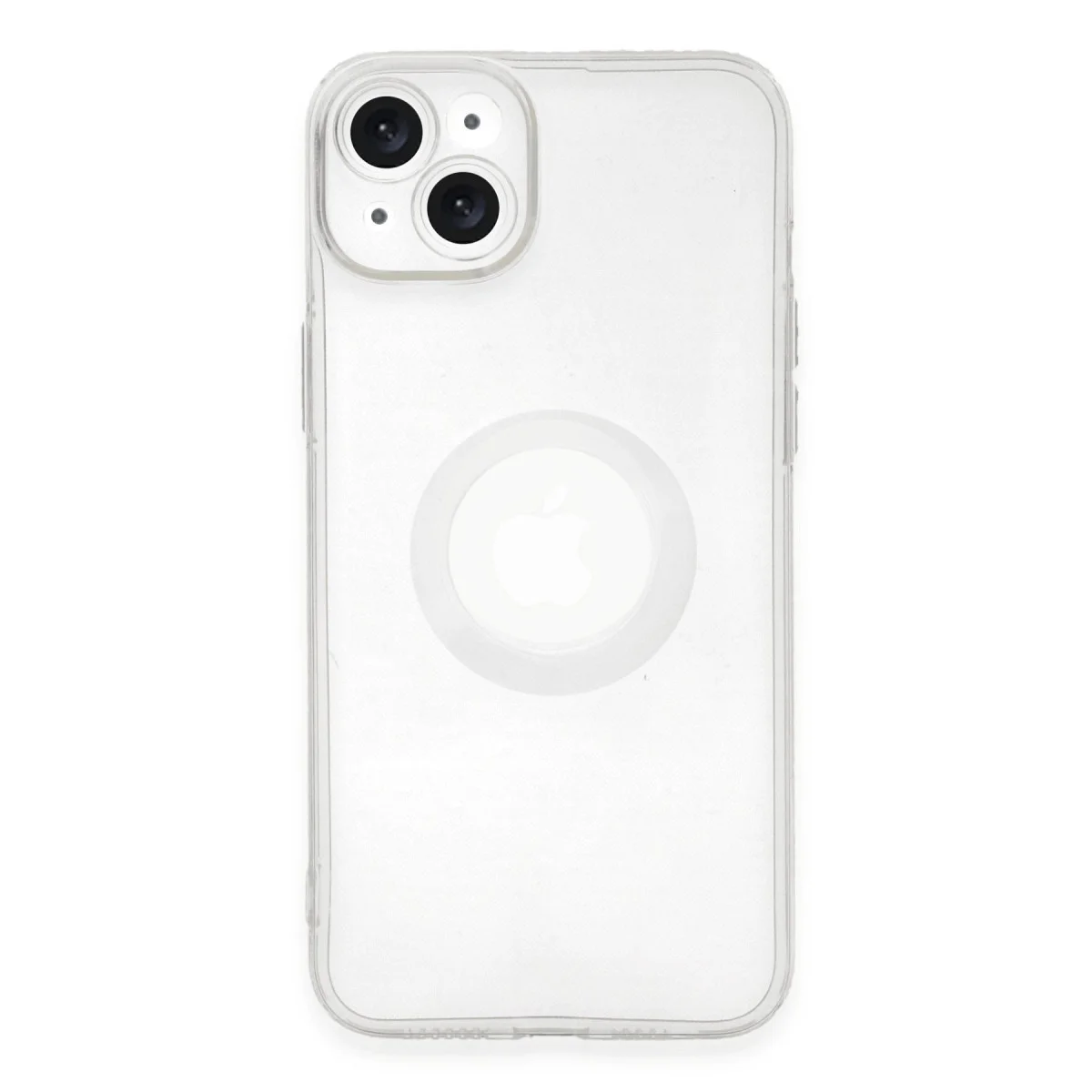 iPhone 14 Plus Şeffaf Silikon Kılıf - Santa Lens Tasarımı ve Mükemmel Koruma