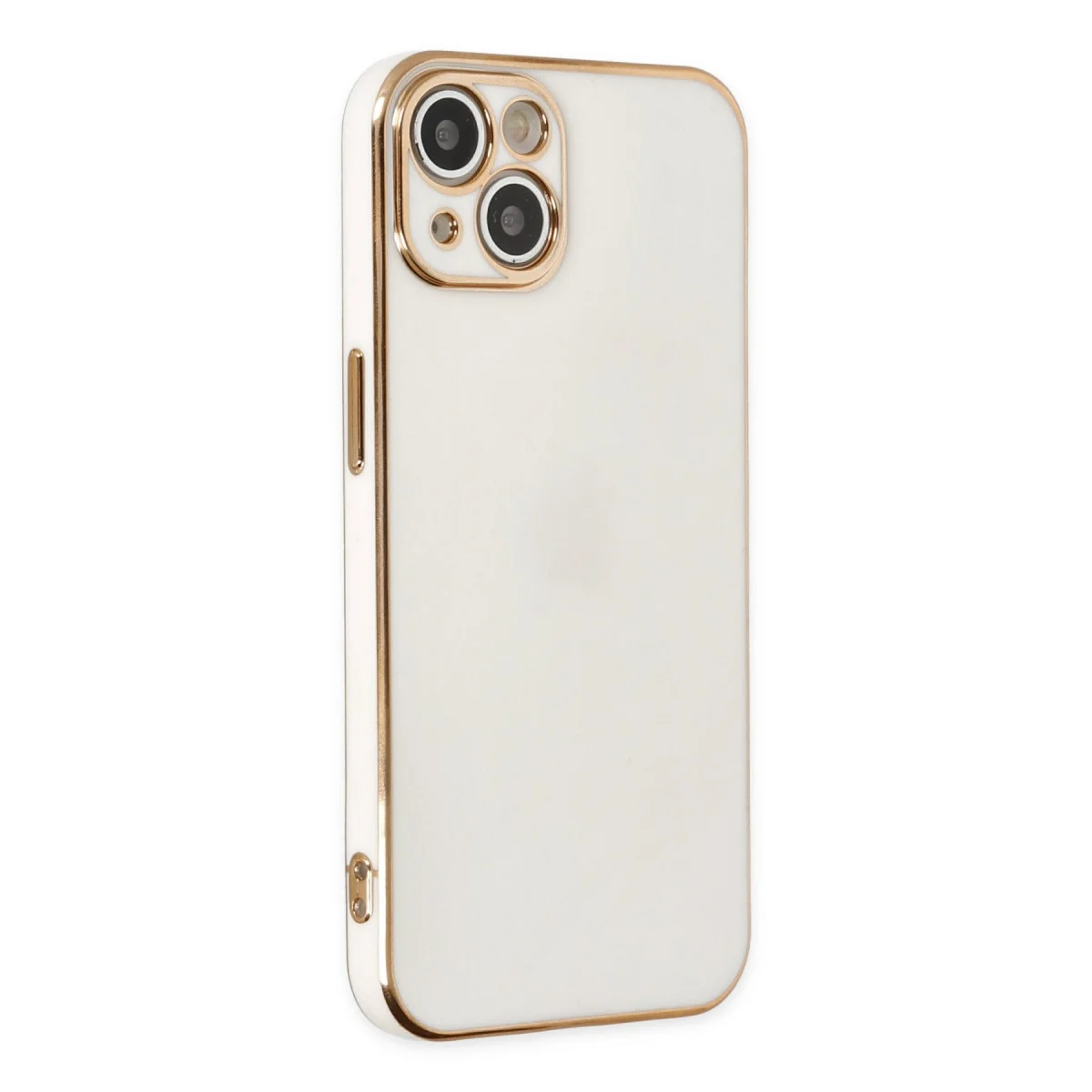 iPhone 14 Plus Volet Silikon Kılıf - Beyaz, Premium Koruma ve Şık Tasarım