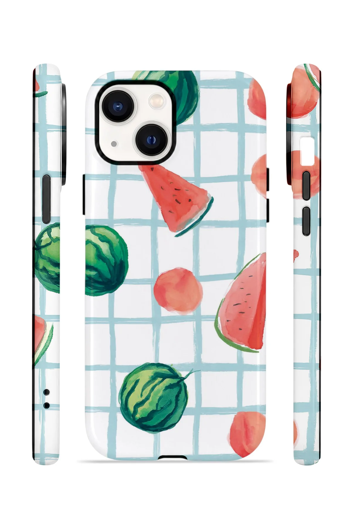 iPhone 14 Plus Vorian Yough Kılıf Watermelon Grid