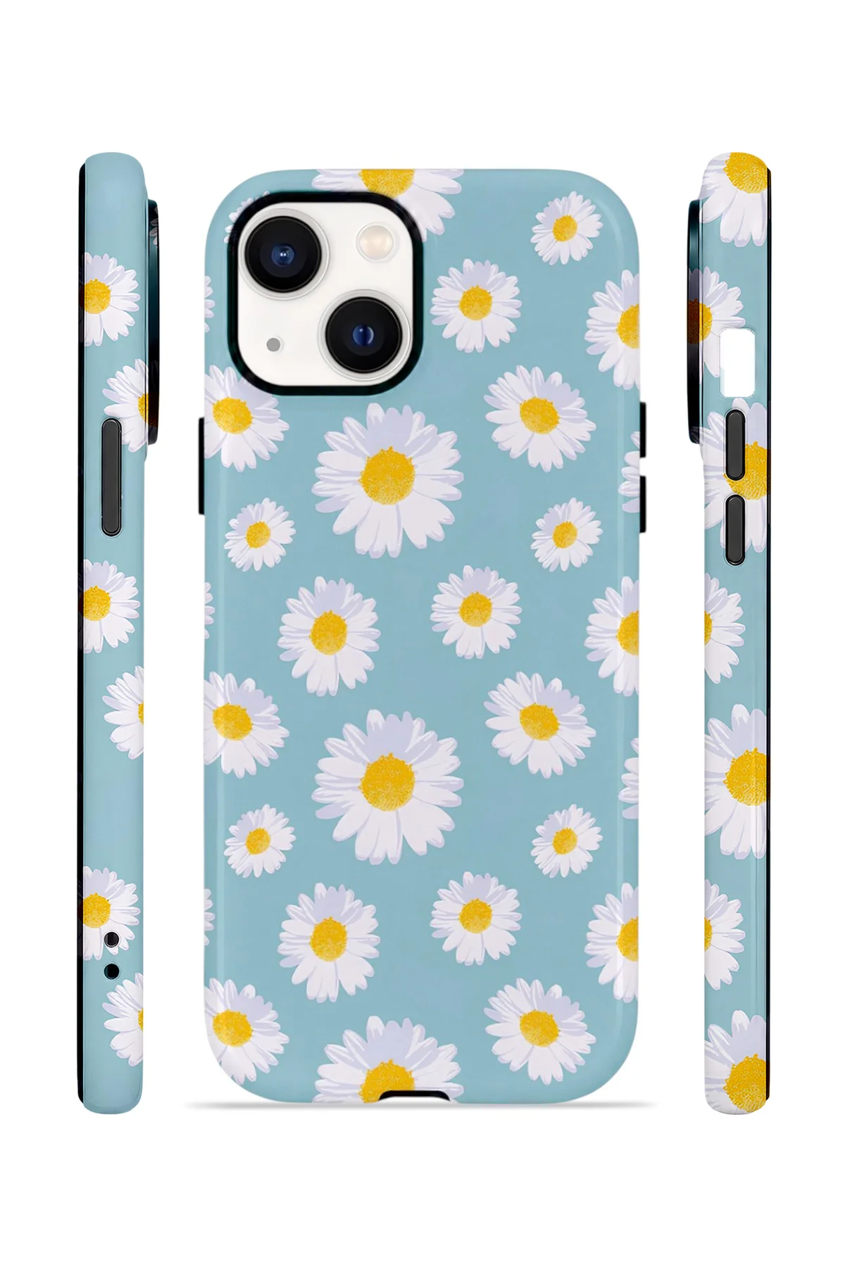 iPhone 14 Plus Vorian Çift Katmanlı MagSafe Kılıf Daisy Sky
