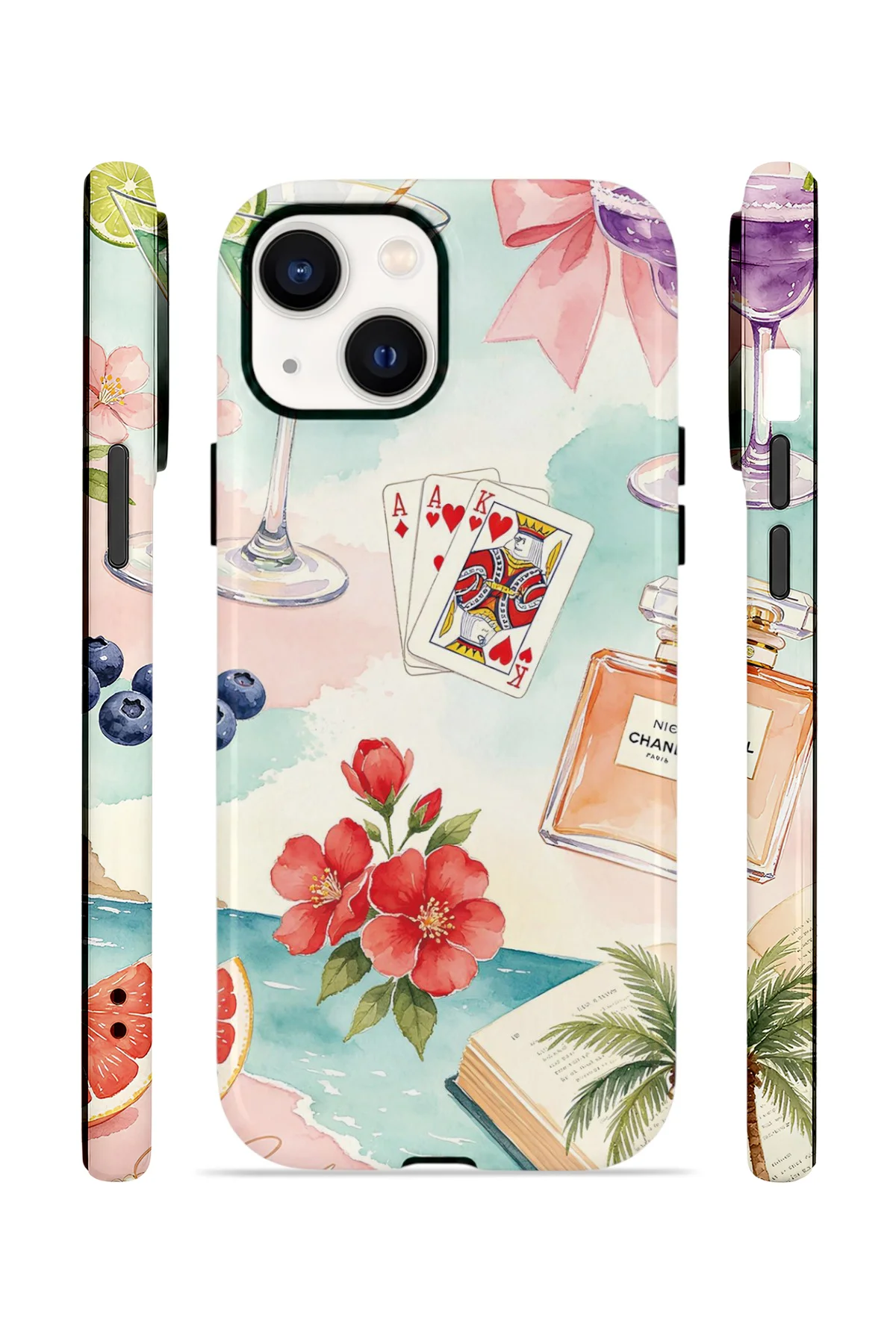 iPhone 14 Plus Vorian Yough Magsafe Kılıf Mediterranean Holiday Collage