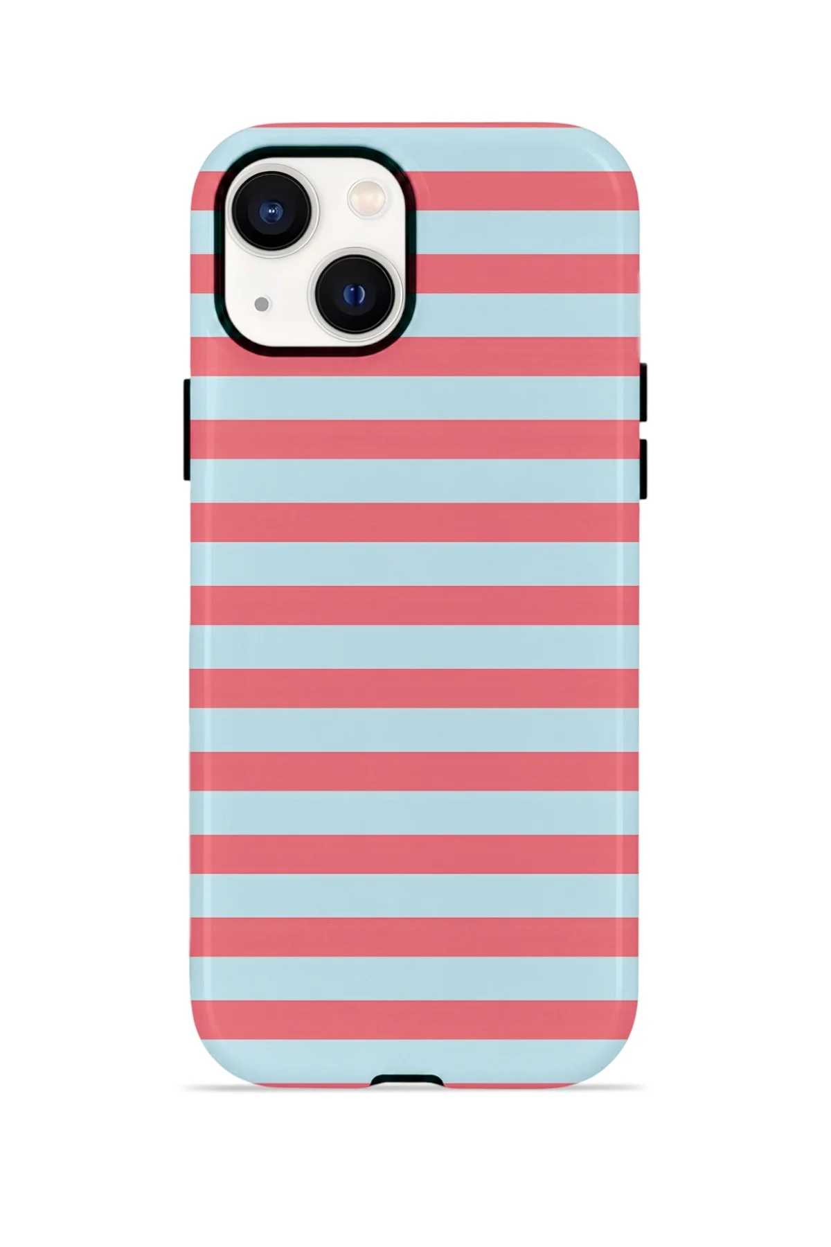 iPhone 14 Plus Vorian Çift Katmanlı MagSafe Kılıf Candy Horizon Stripe