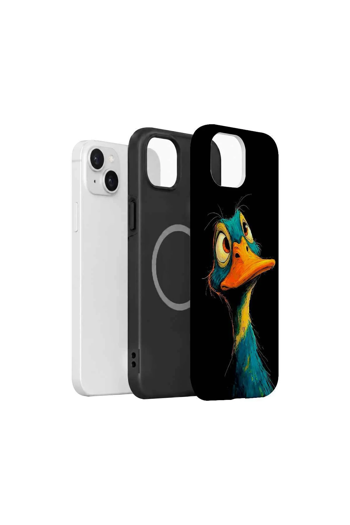 iPhone 14 Plus Vorian MagSafe Çift Katmanlı Neon Ördekli Kılıf iPhone 14 Plus Vorian MagSafe Çift Katmanlı Neon Ördekli Kılıf - Görsel 2