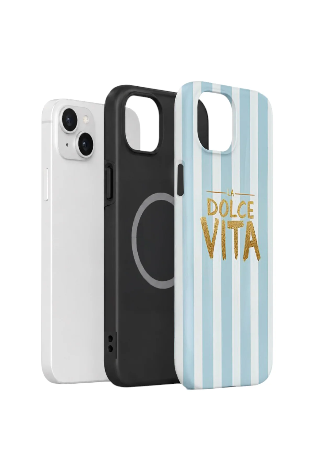 iPhone 14 Plus Vorian Çift Katmanlı MagSafe Kılıf La Dolce Vita Blue