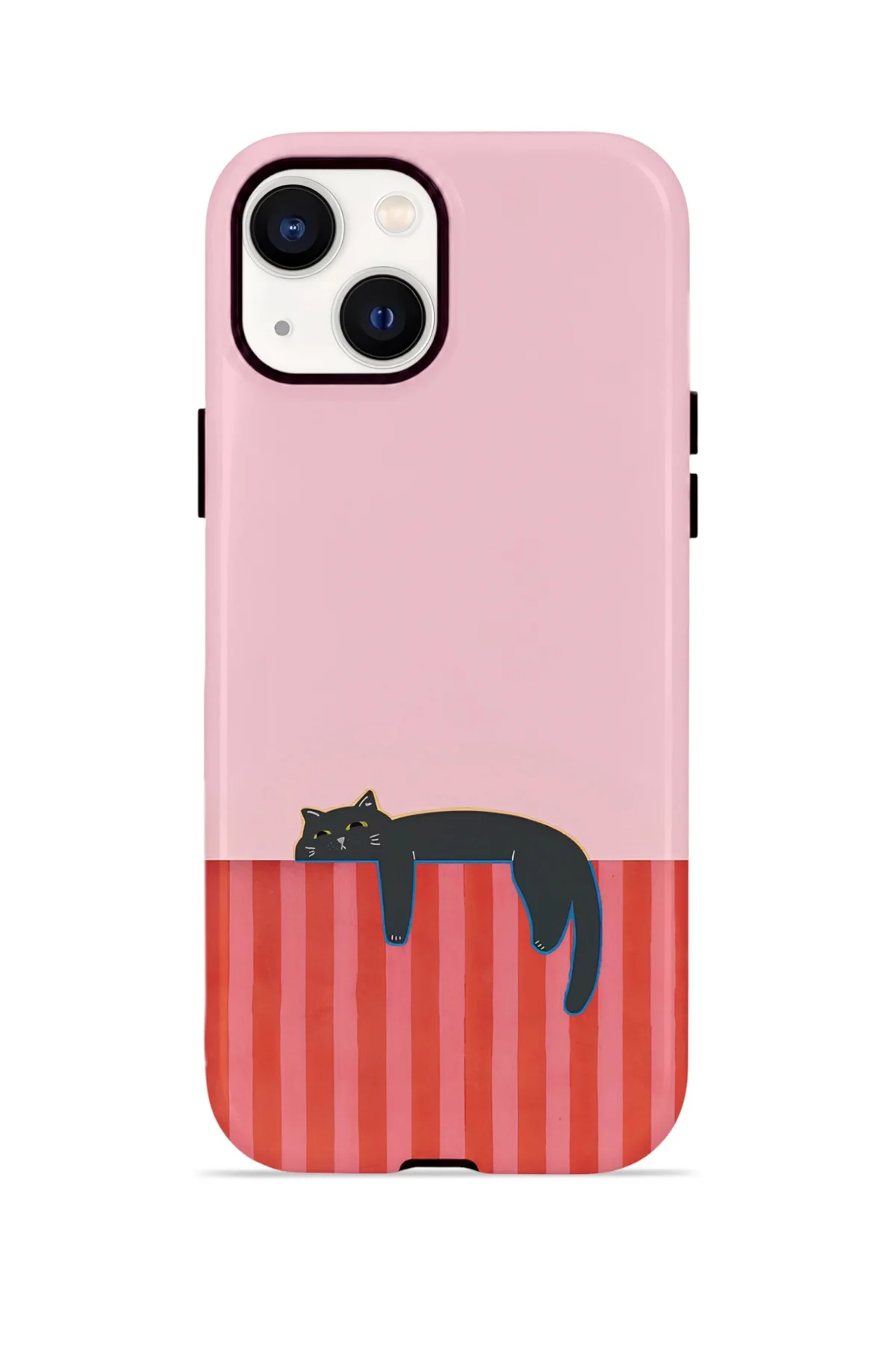 iPhone 14 Plus Vorian Çift Katmanlı MagSafe Kılıf Lazy Cat Sunset