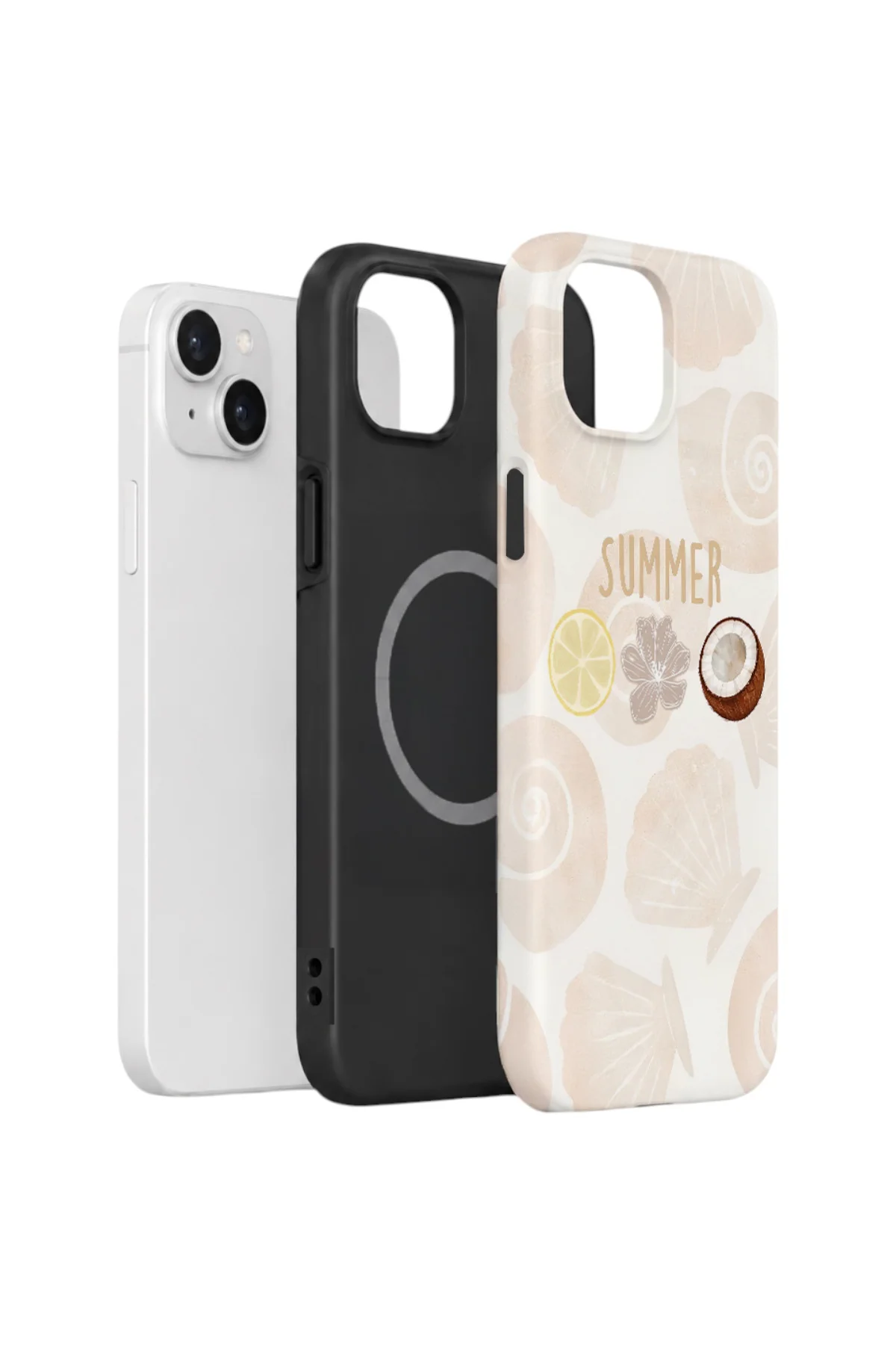 iPhone 14 Plus Vorian Yough Magsafe Kılıf Coconut Summer Notes