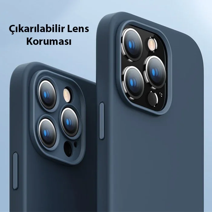 iPhone 14 Pro 6.1 Magsafe Silikon Kılıf + Cam Ekran Koruyucu Set - Darbeye Dayanıklı Full Koruma