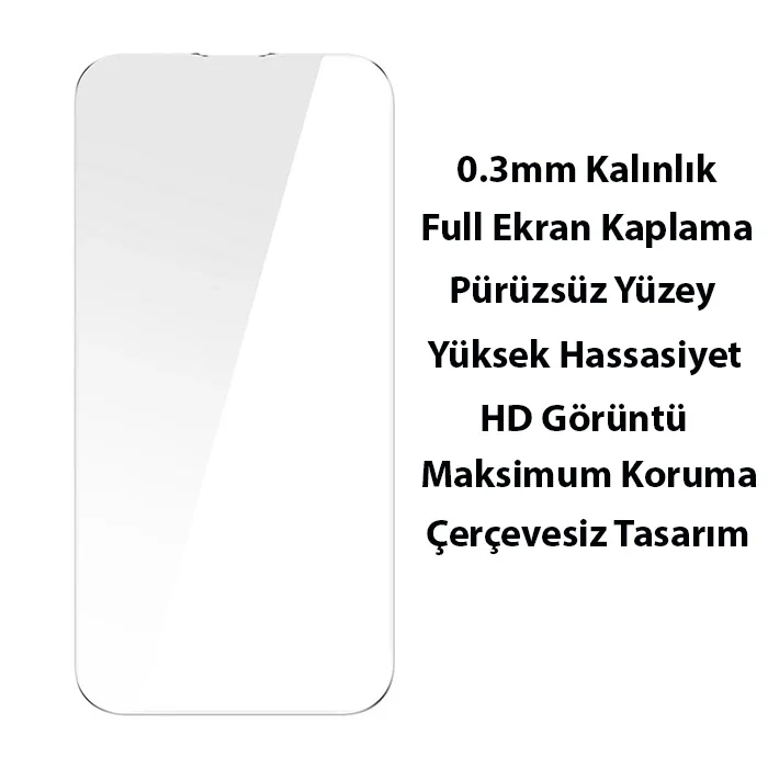 iPhone 14 Pro 6.1 Magsafe Silikon Kılıf + Cam Ekran Koruyucu Set - Darbeye Dayanıklı Full Koruma
