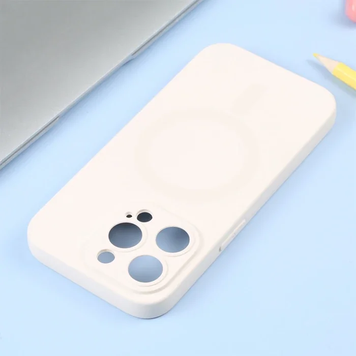 iPhone 14 Pro 6.1inç Liquid Silica Magsafe Uyumlu Silikon Kılıf - Çizilme ve Darbe Koruması