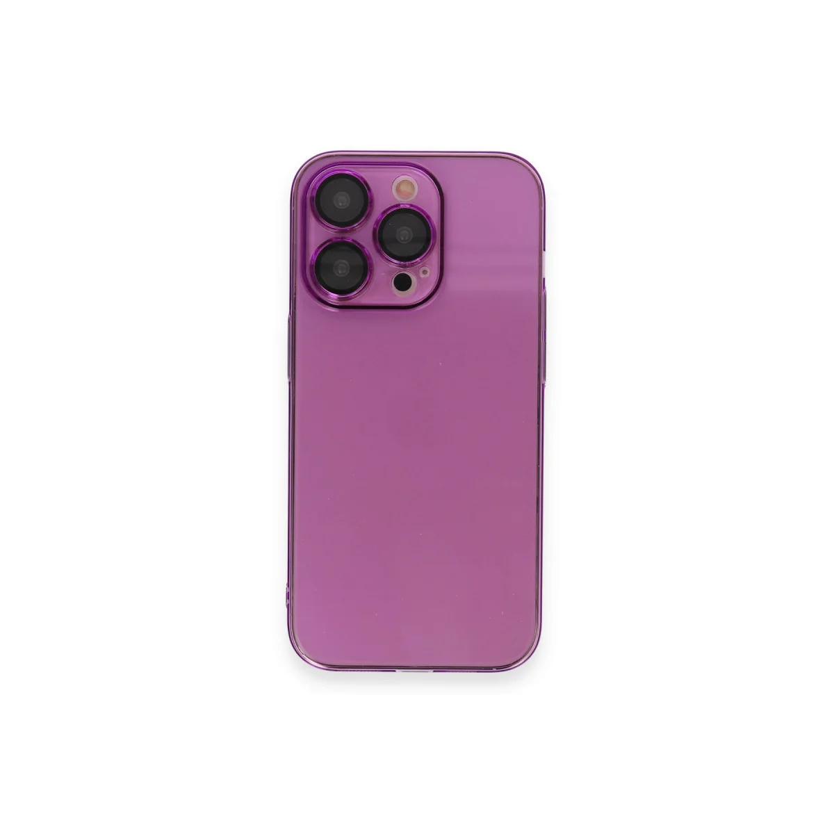 iPhone 14 Pro Armada Lensli Kılıf - Mor