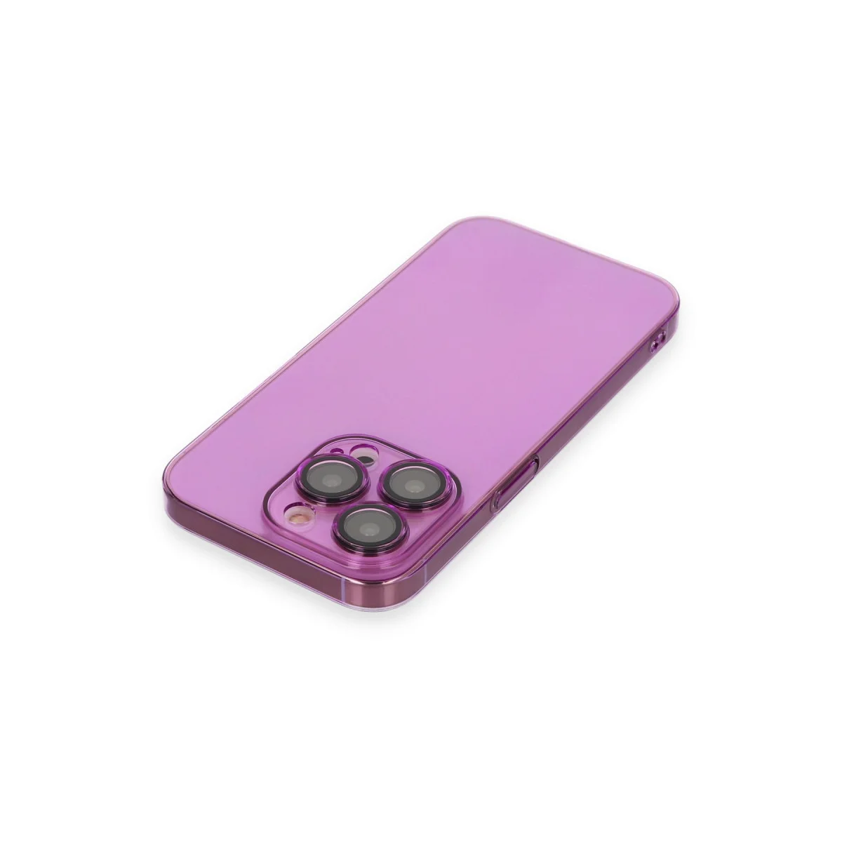 iPhone 14 Pro Armada Lensli Kılıf - Mor