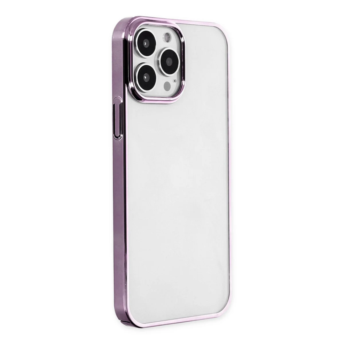 iPhone 14 Pro Element Silikon Kılıf - Lila (Sert Kenarlar, Güvenli Koruma)