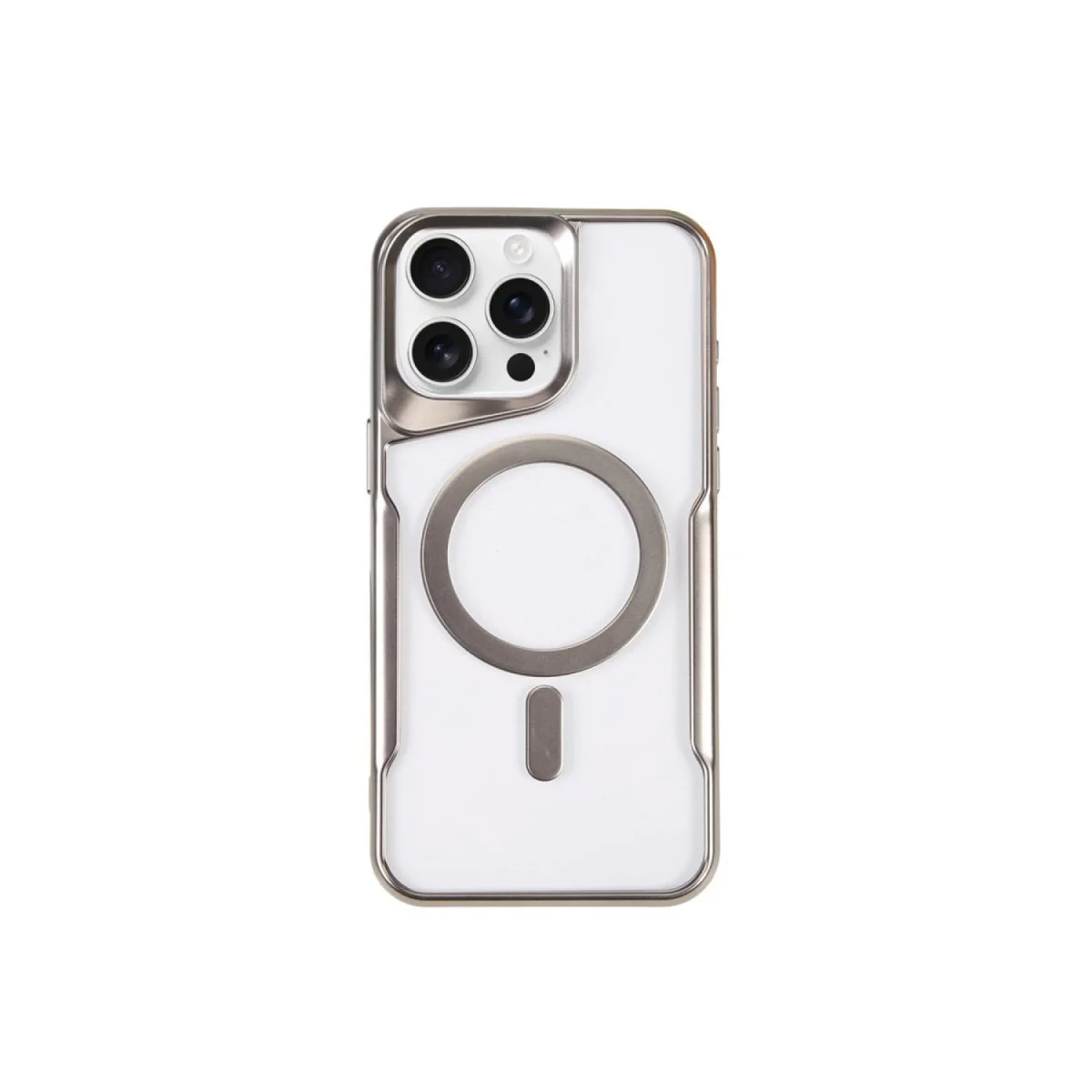 iPhone 14 Pro Gümüş MagSafe Silikon Kılıf - Ultra Koruma ve Hızlı Şarj