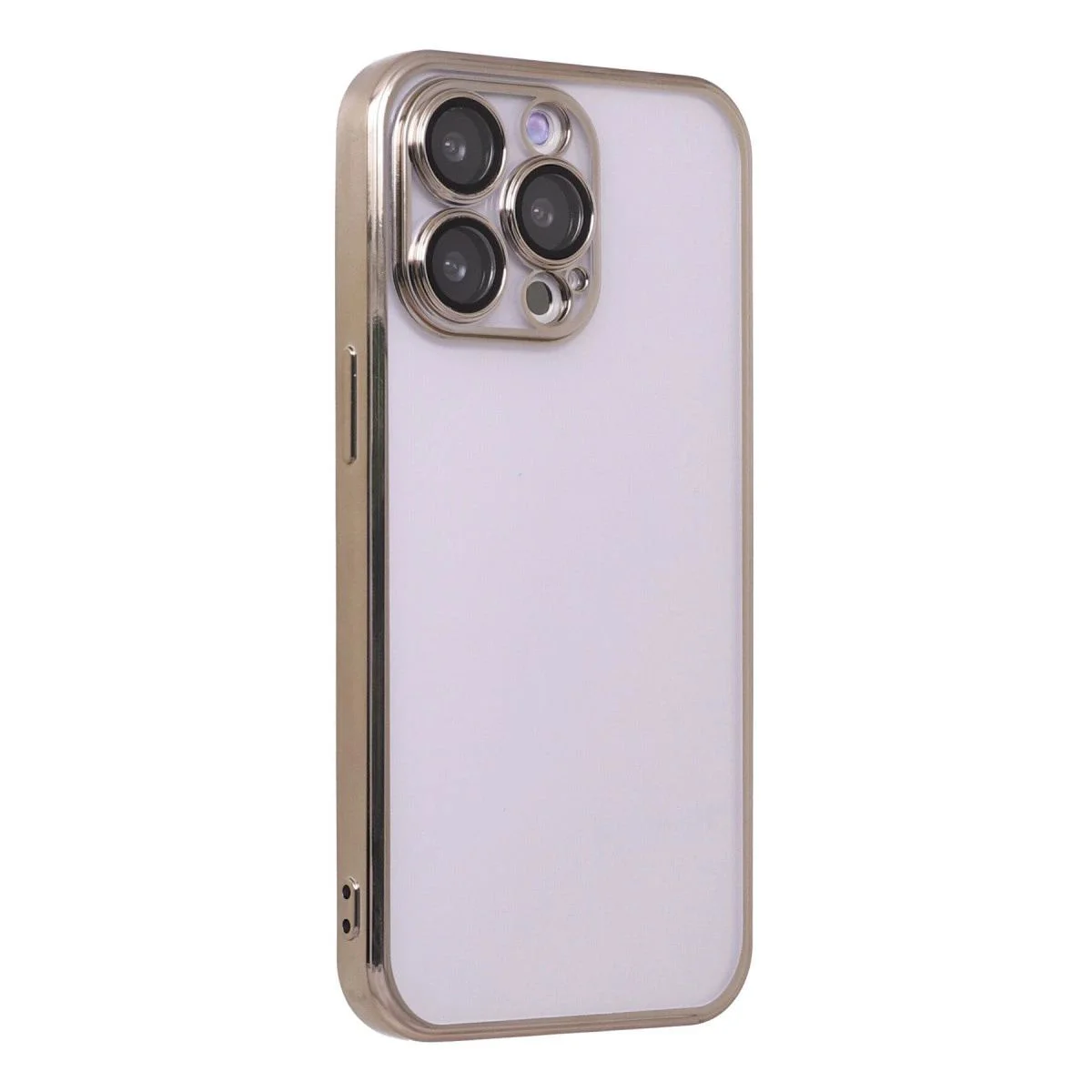 iPhone 14 Pro ile Uyumlu Razer Lensli Silikon Kılıf - Gold