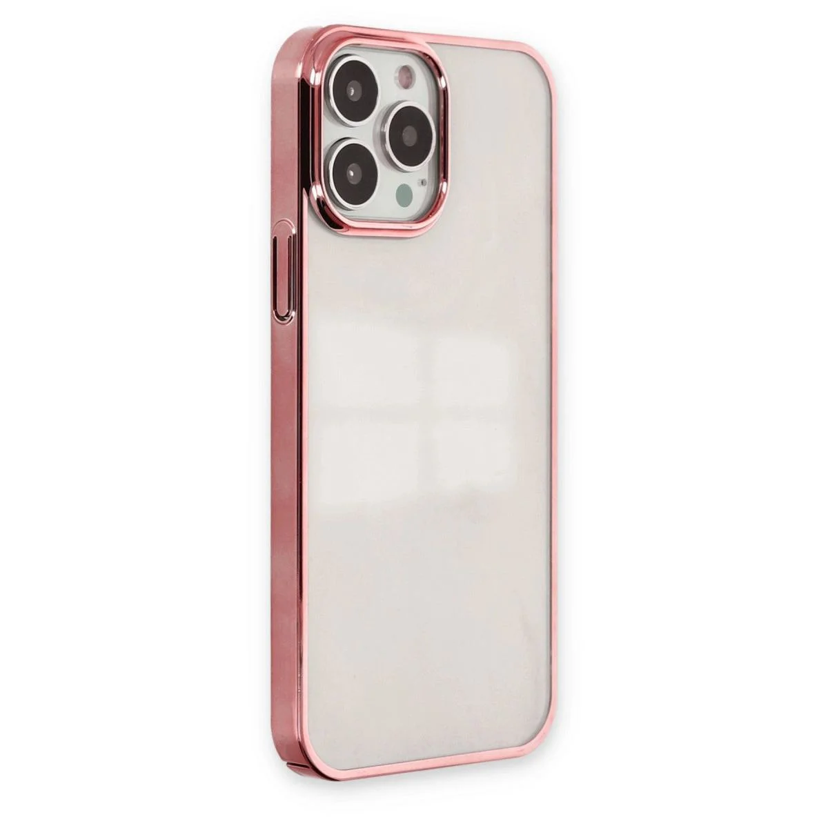 iPhone 14 Pro ile Uyumlu Element Silikon Kılıf - Pembe Darbe Dayanımlı